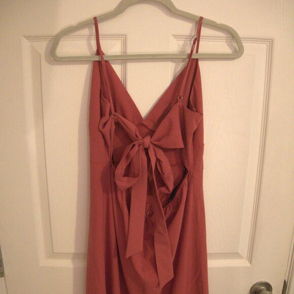 Forever 21 - Blush - Midi Dress - Tieback - M - Picture 4 of 5